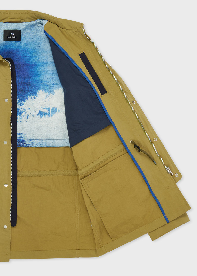 Khaki Cotton-Blend Field Jacket 4