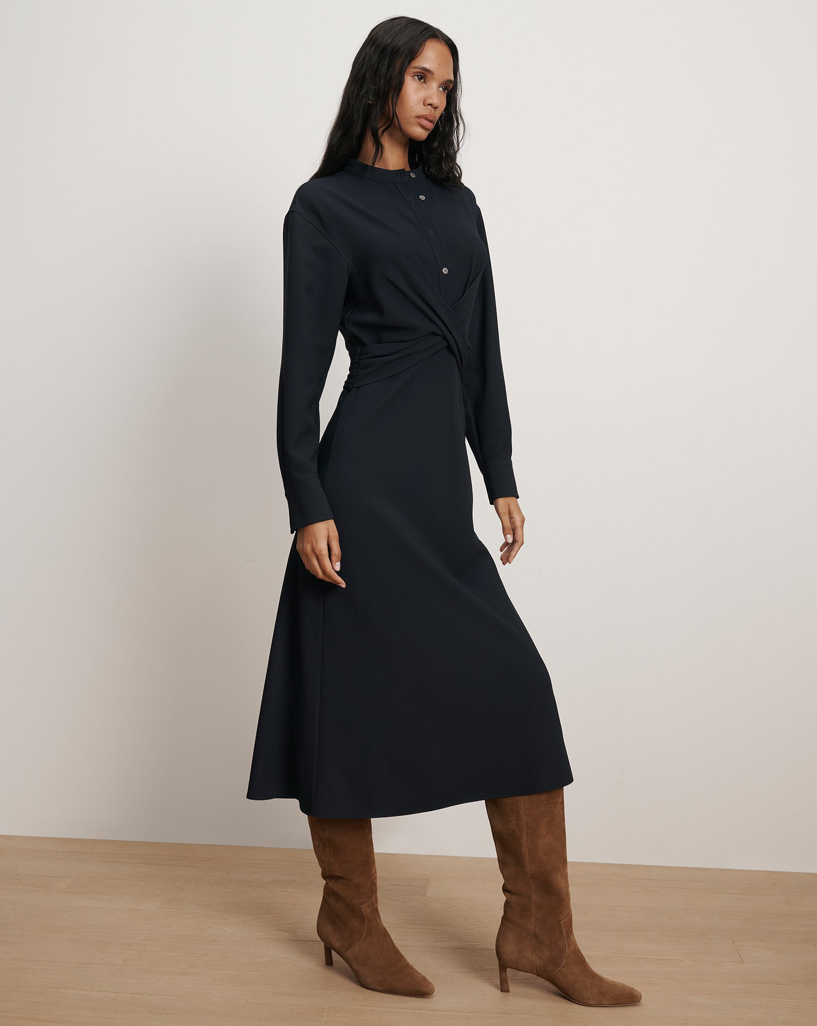 ELLERS MIDI SHIRTDRESS DRESS - 3