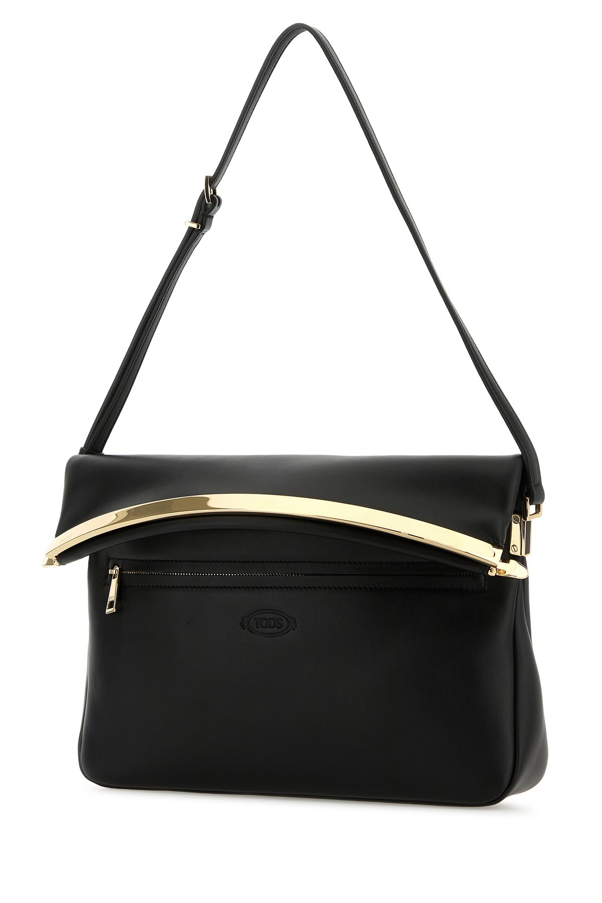 Black leather shoulder bag - 2