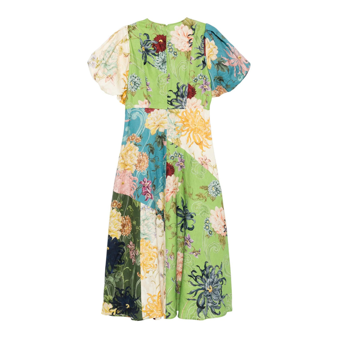Avery Spliced Midi Dress - 2