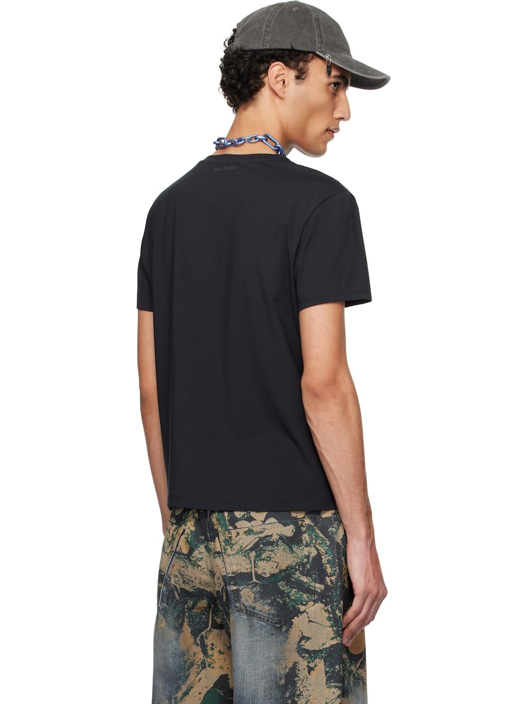 Black Regular Fit T-shirt - 3