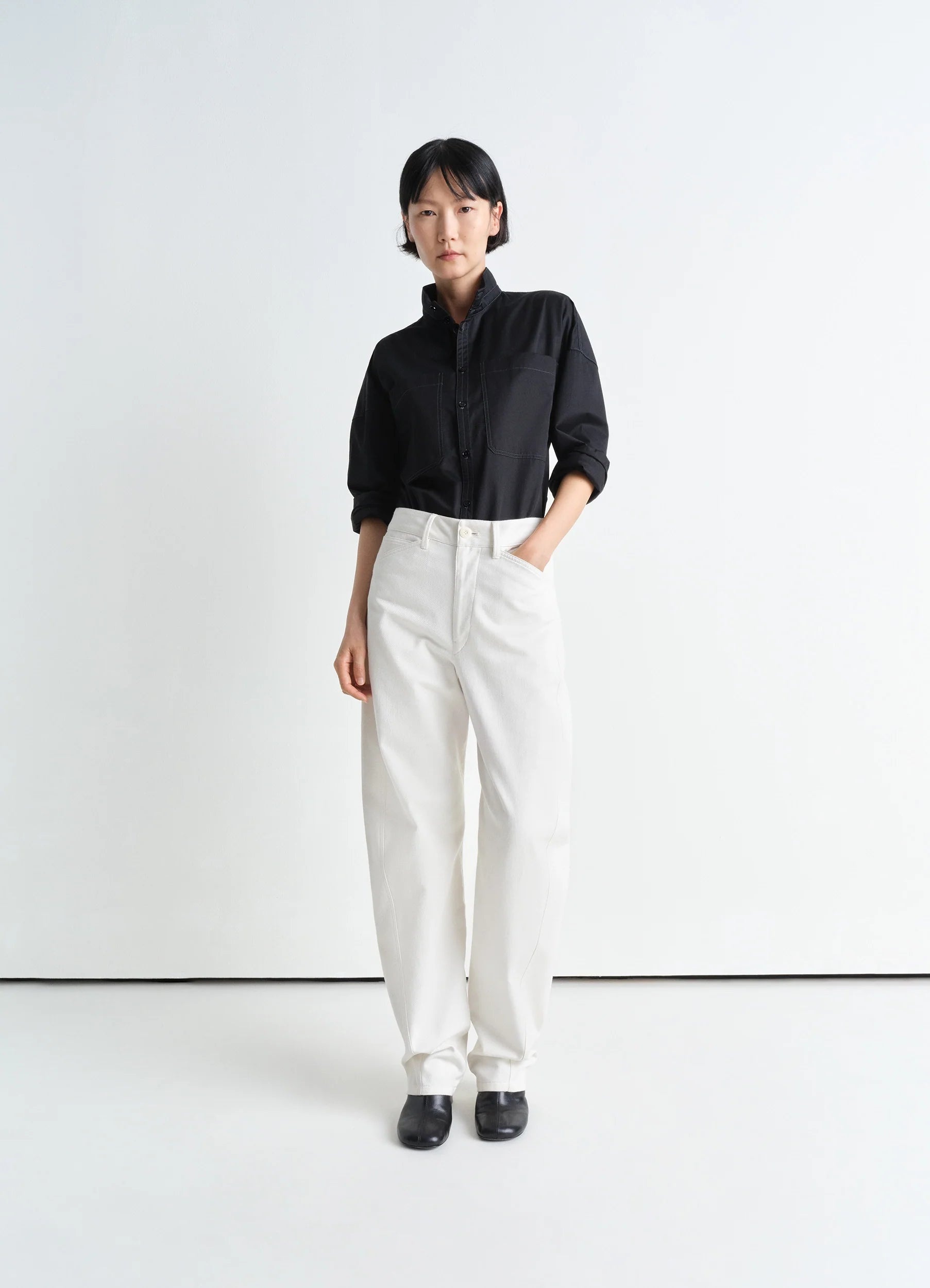 FIVE POCKET TWISTED PANTS - 2