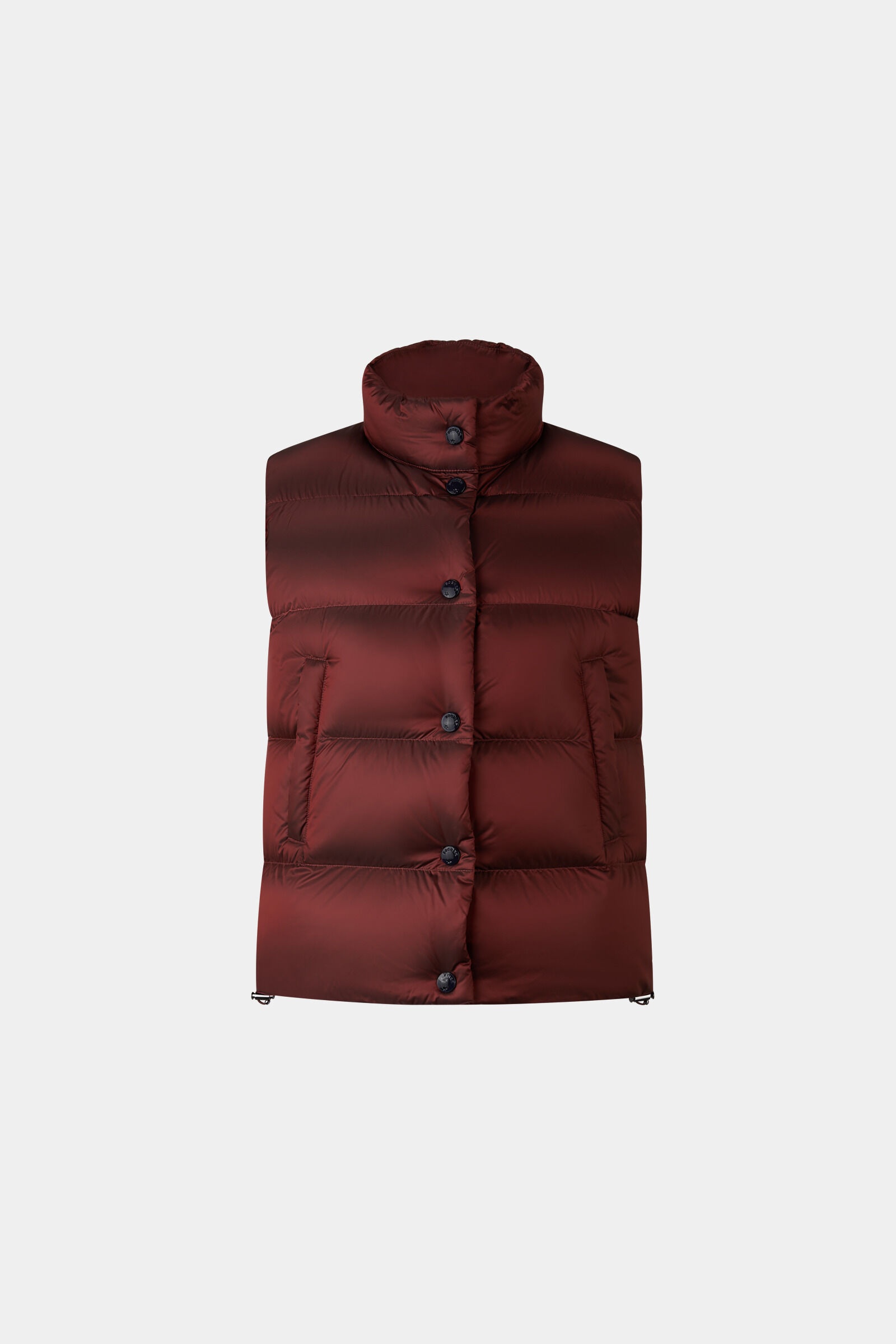 Orely down vest in Wine red - 1