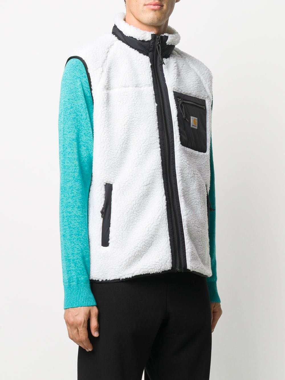 logo patch gilet jacket - 3