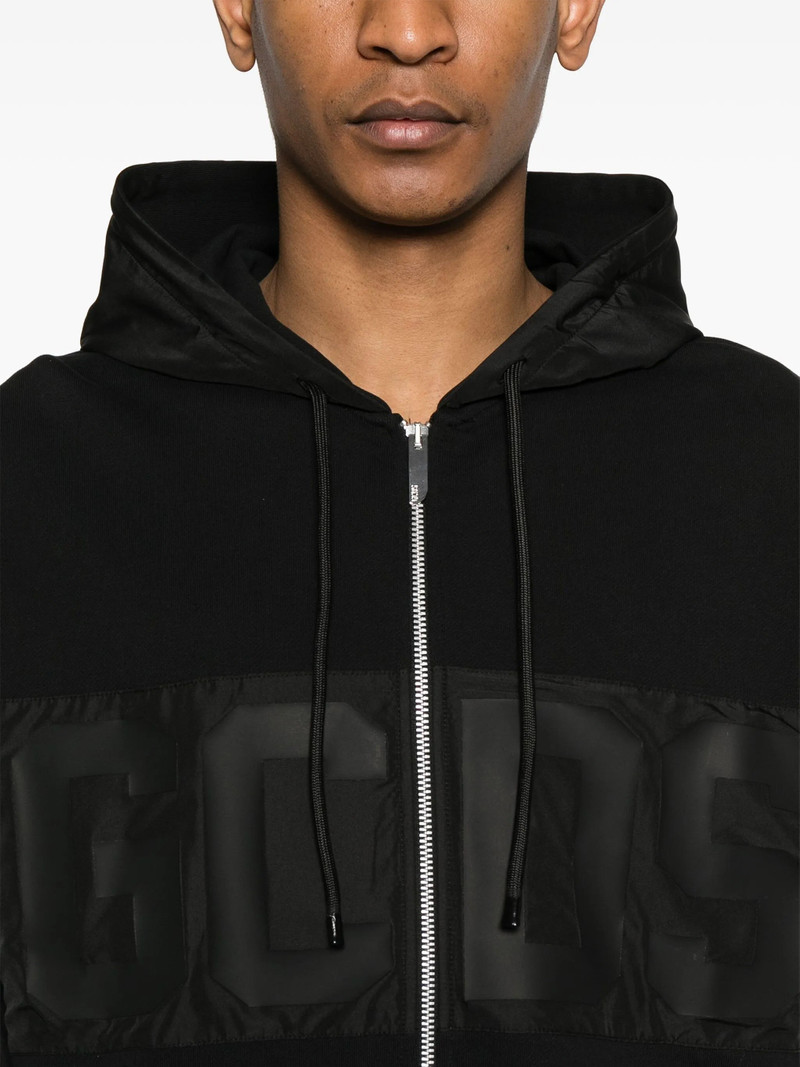 GCDS Logo Zip-fastening Hoodie outlook