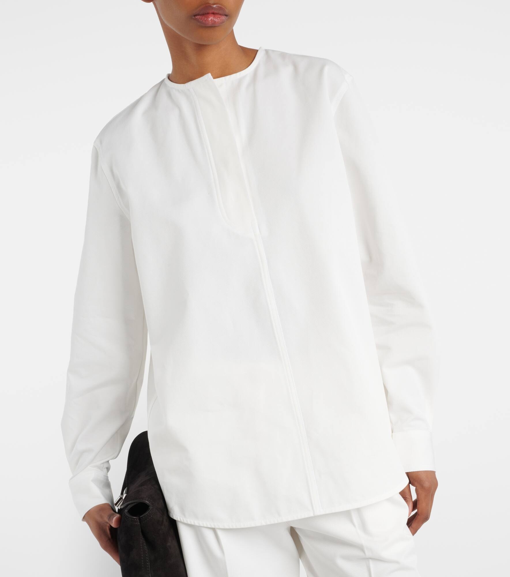 Cotton twill blouse - 5