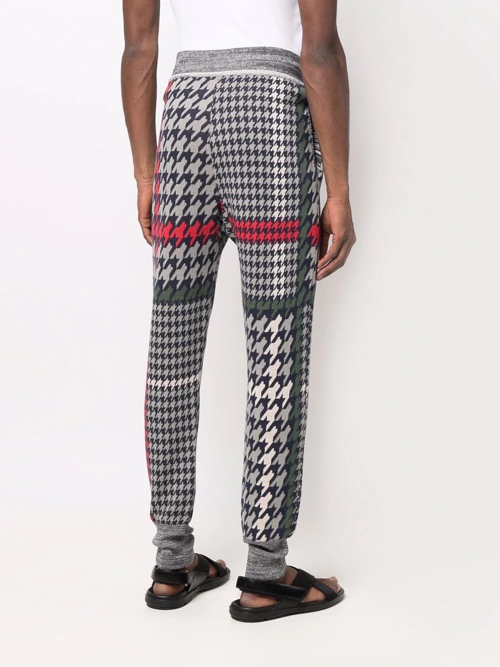 houndstooth-print trousers - 5