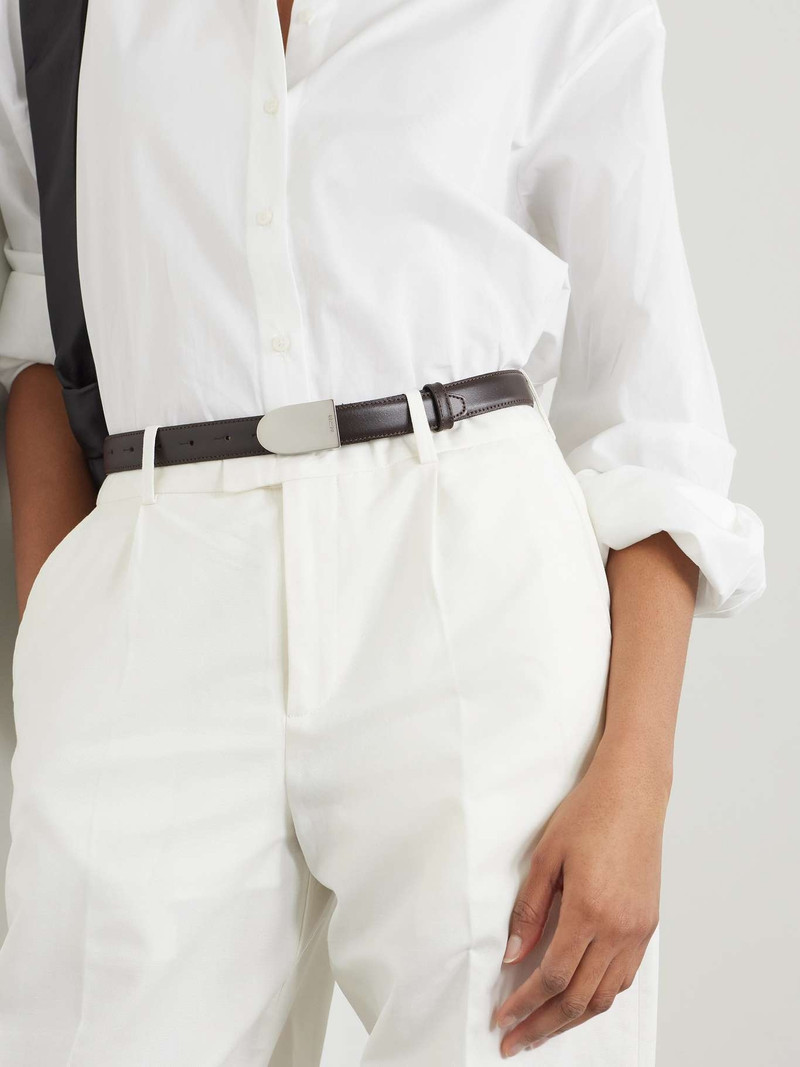 BETTTER Leather waist belt Brown outlook