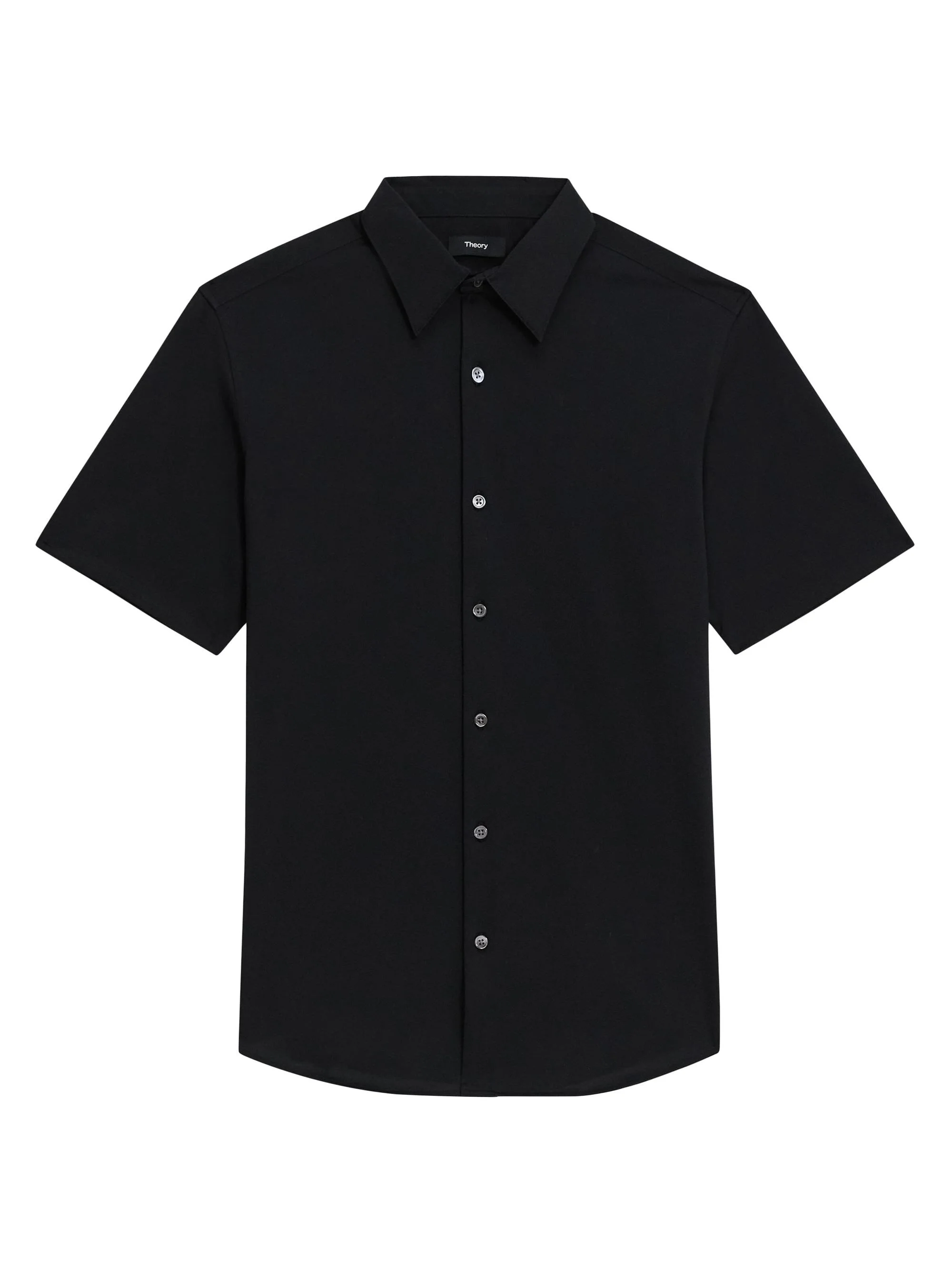 Men's Irving Cotton-Blend Shirt - Black - 1