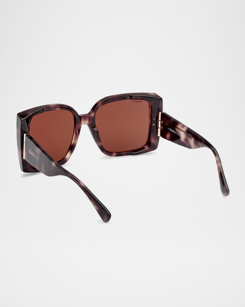 Max Mara Hinge Acetate Square Sunglasses outlook