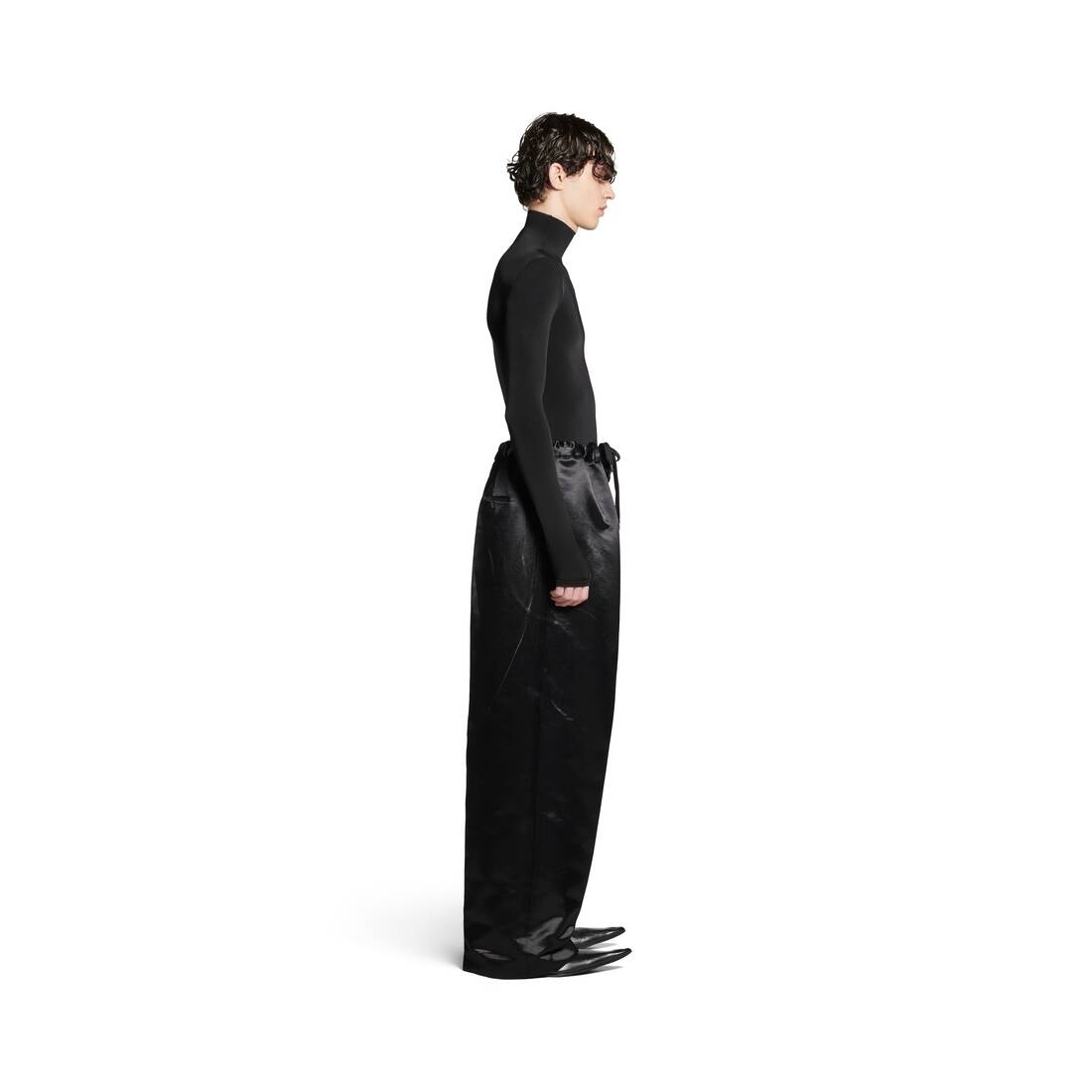 Large Fit Pants in Black - 3