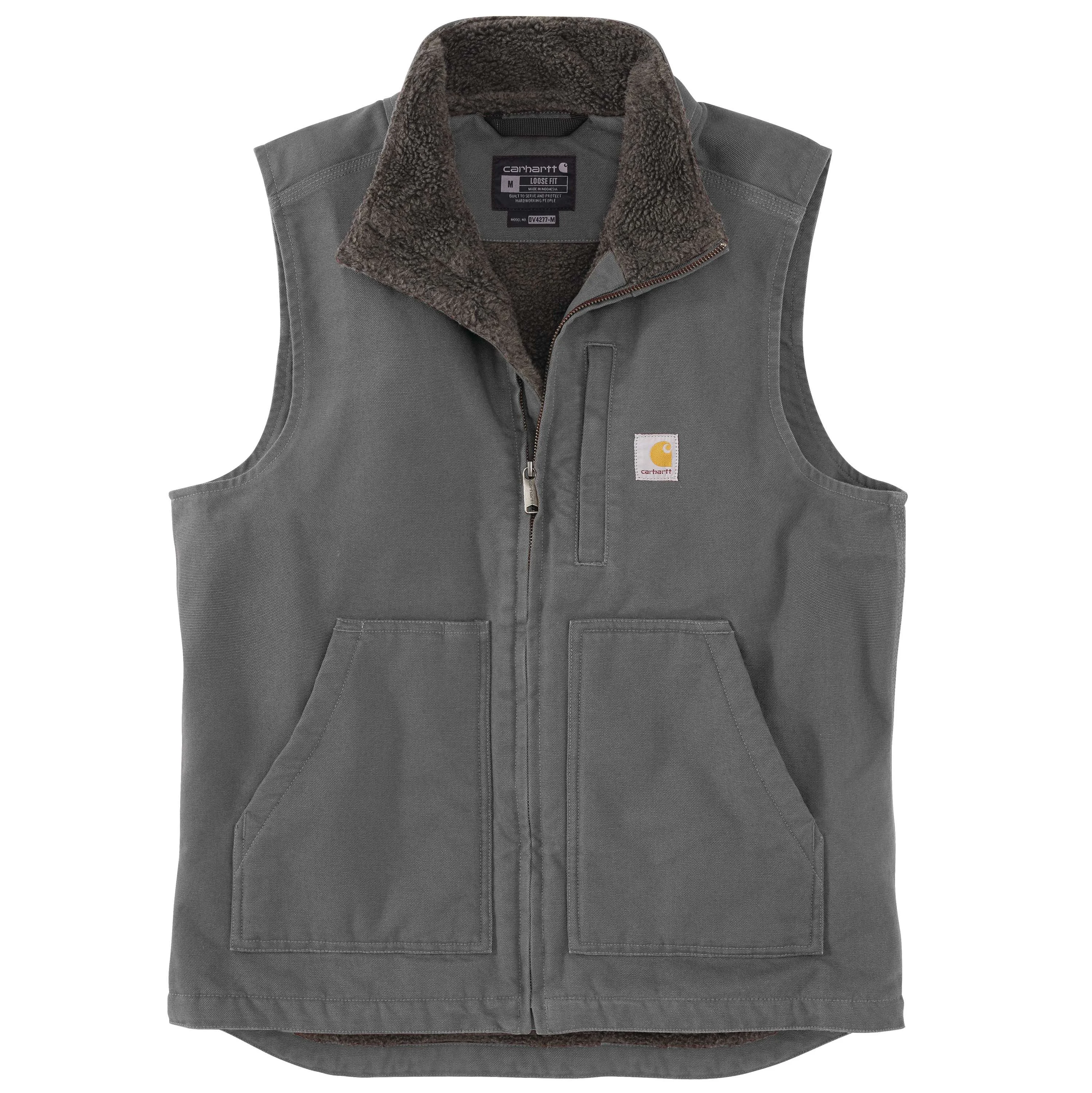 Washed Duck Mock-Neck Vest - 1