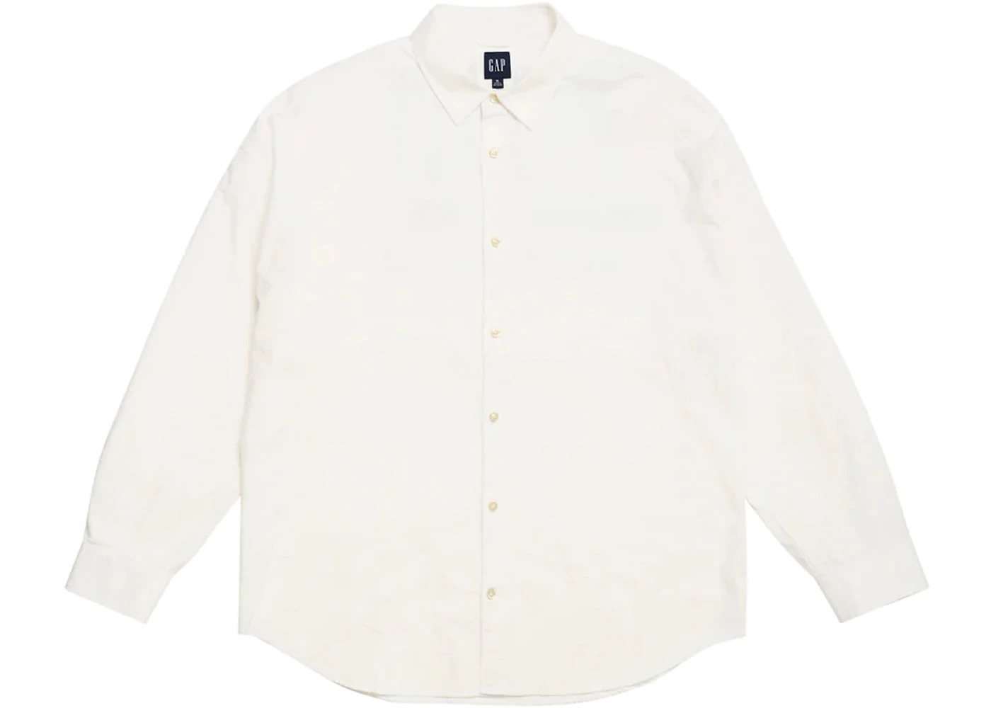 Palace x Gap Drop Shoulder Oxford Shirt White - 2