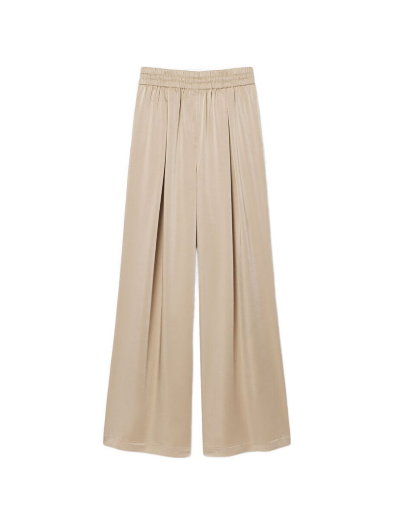 elasticated pleated palazzo pants 1