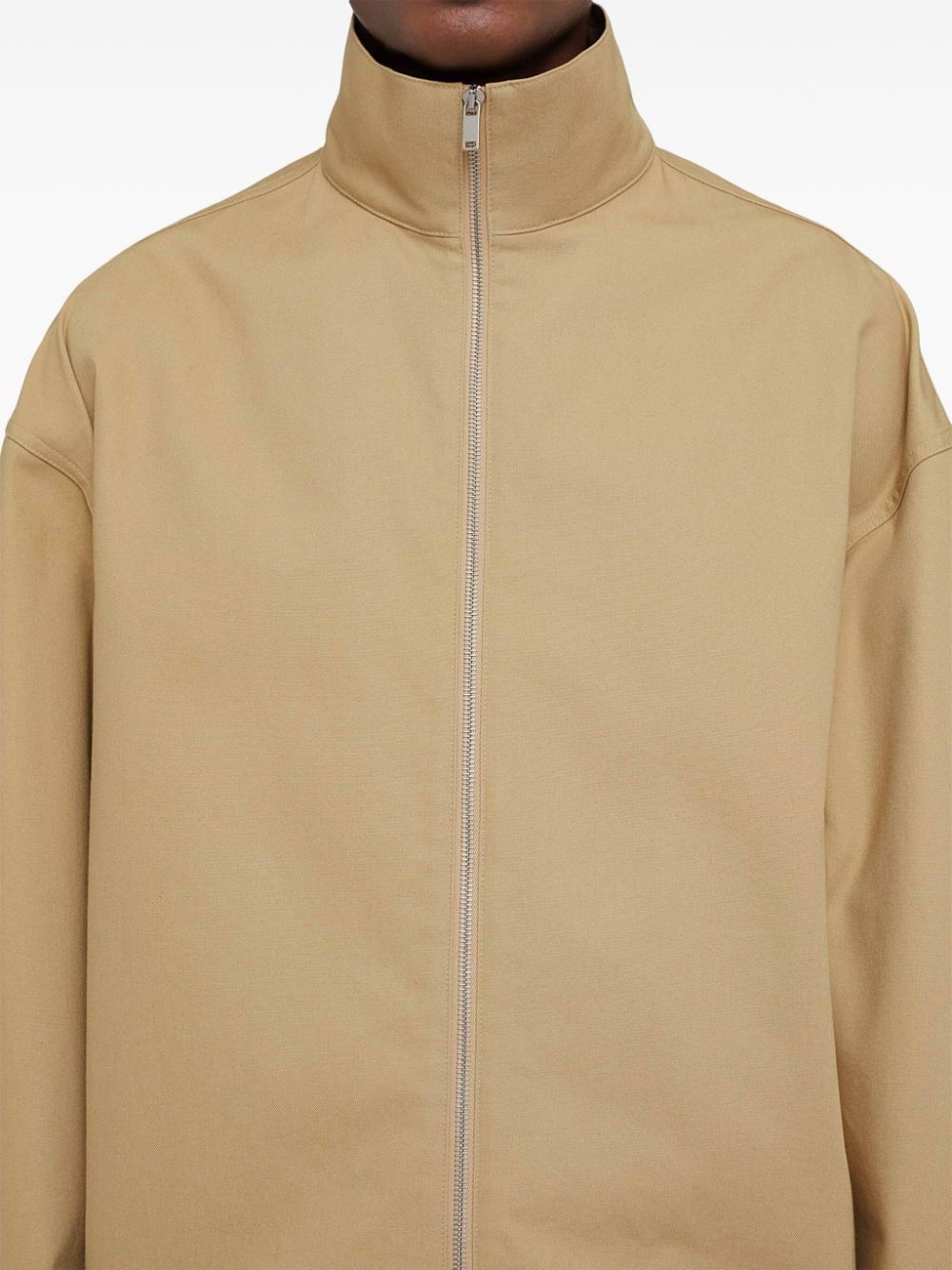 Jil Sander zip-up cotton bomber jacket | farfetch | REVERSIBLE