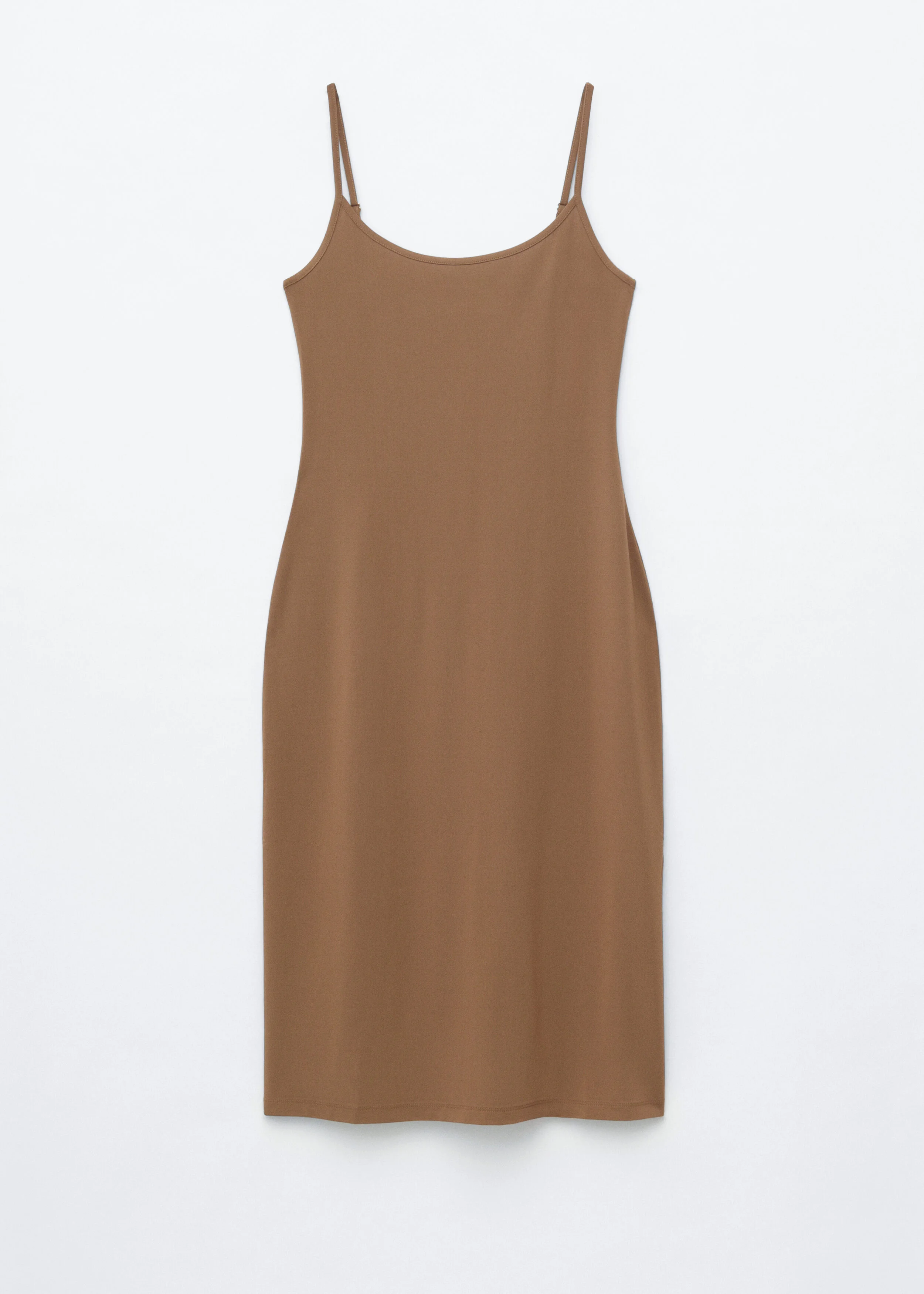 Stretch Midi Slip Dress - 1