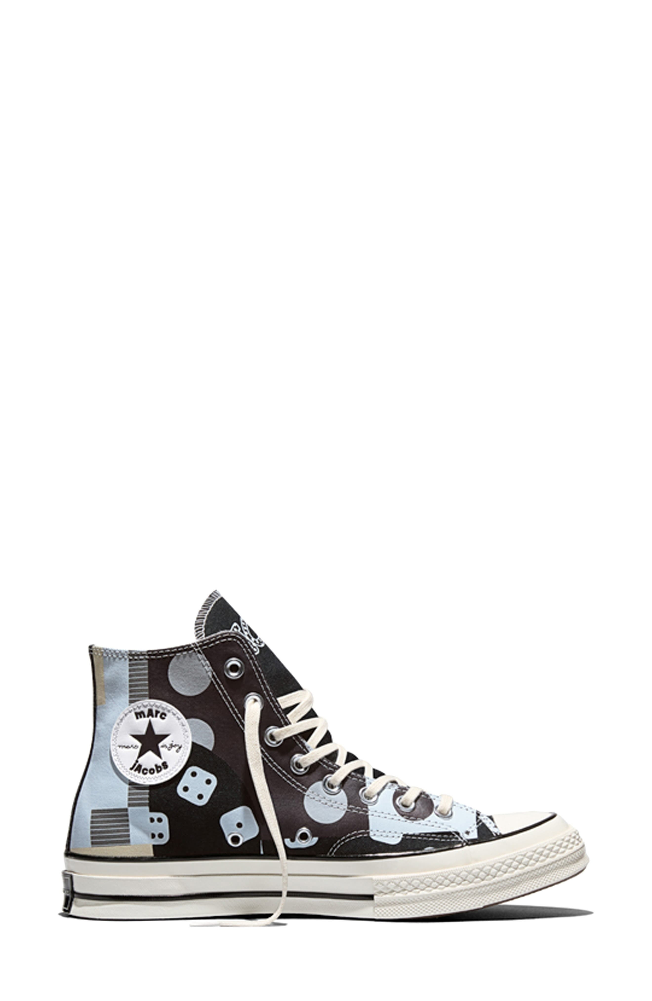Converse x Marc Jacobs Gender Inclusive Chuck Taylor® All Star® Canvas High Top Sneaker in Black/Whi - 3