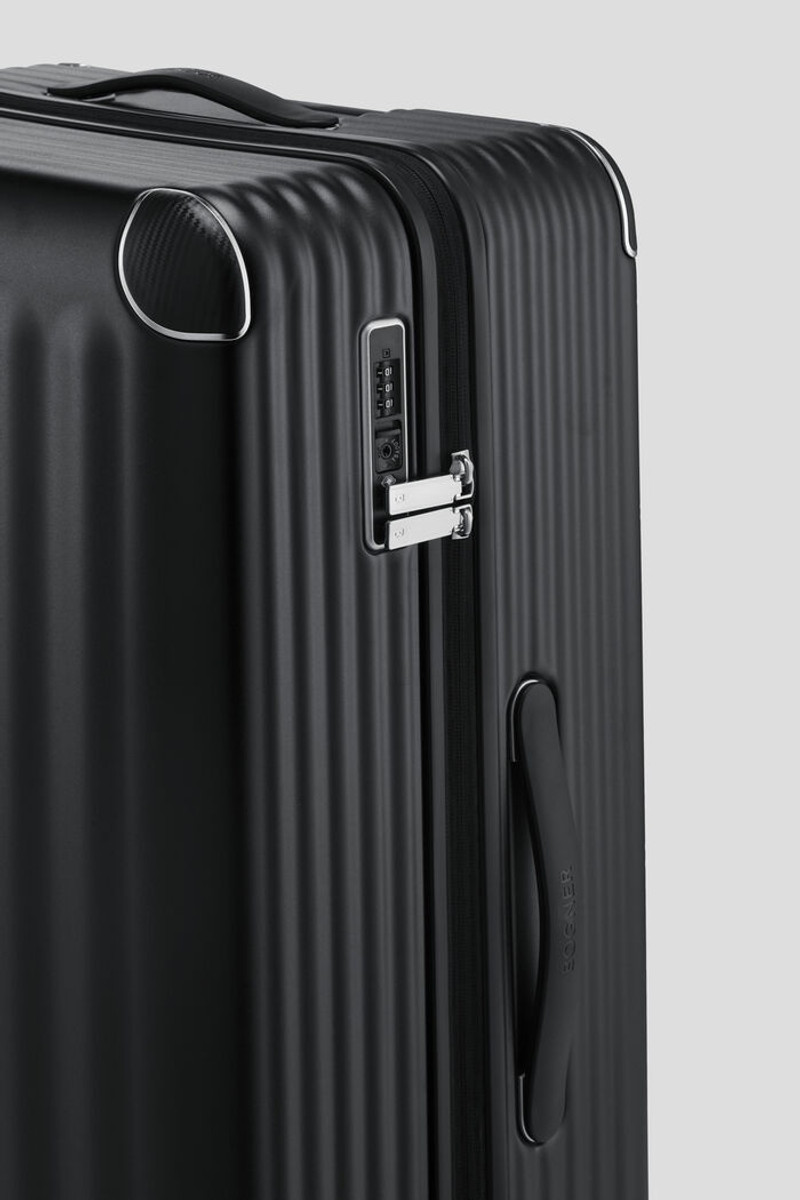Piz Deluxe large hard shell suitcase in Black 6