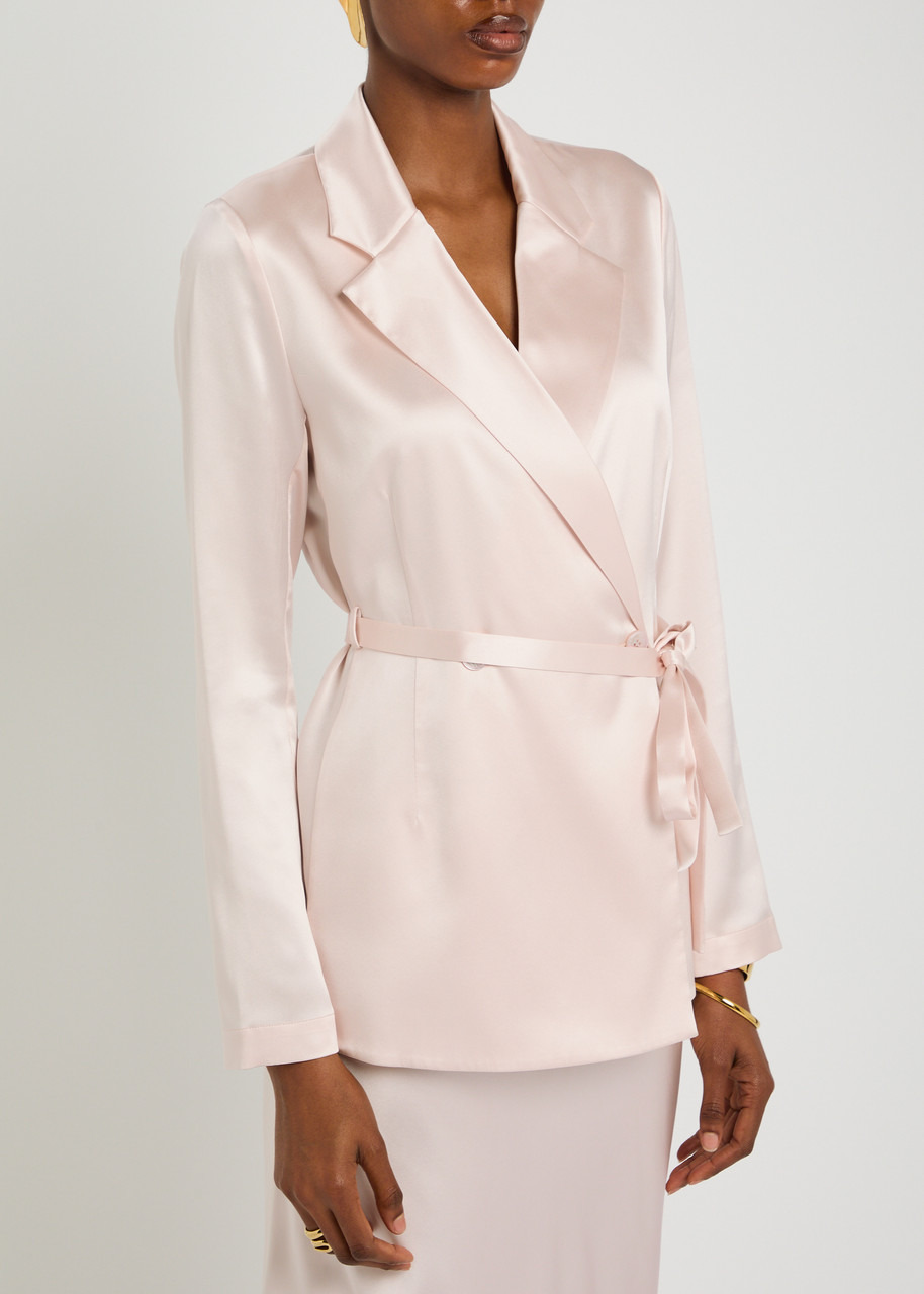 Joseph Joubert Silk Double-breasted Blazer - 2