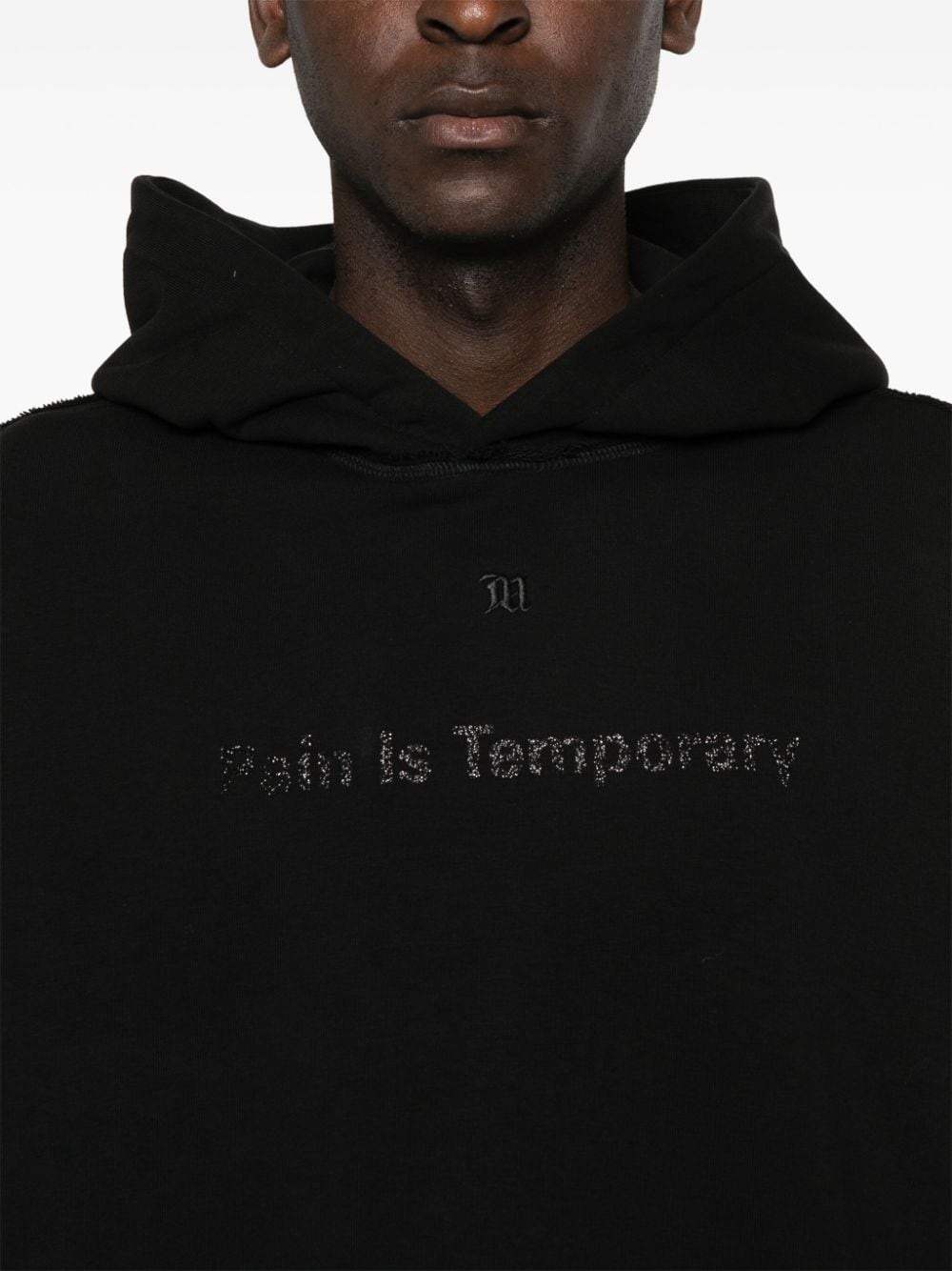 slogan-print hoodie - 5