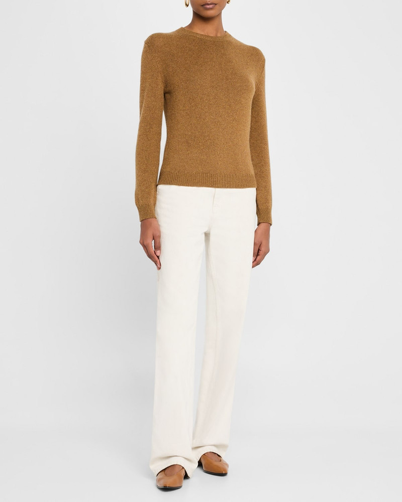 Loro Piana Fobello Crewneck Baby Cashmere Top outlook
