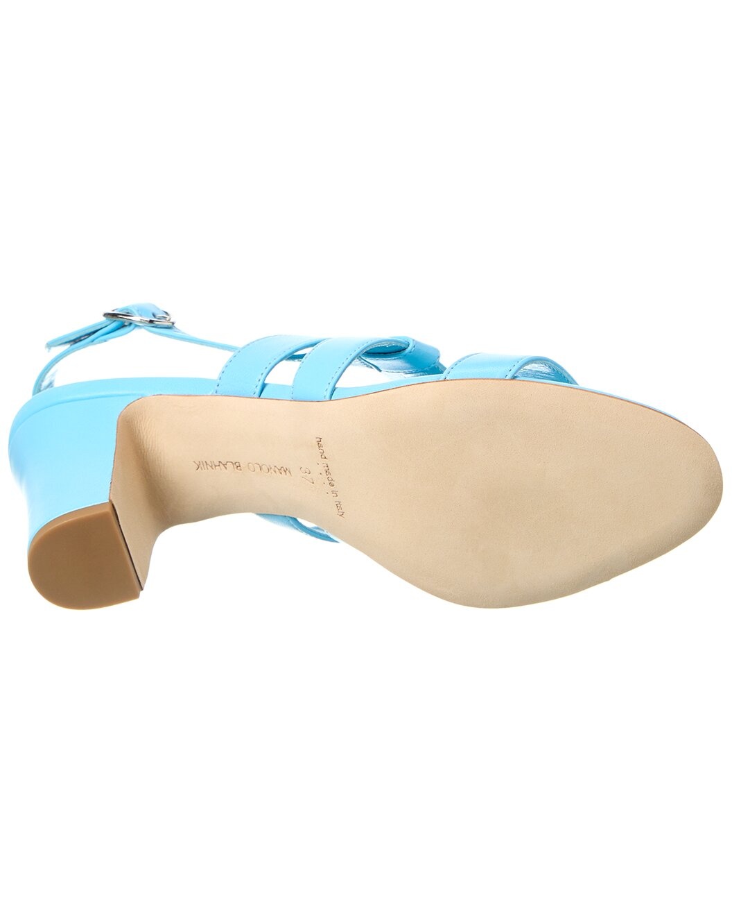 Manolo Blahnik Memaarhi 70 Leather Sandal - 4