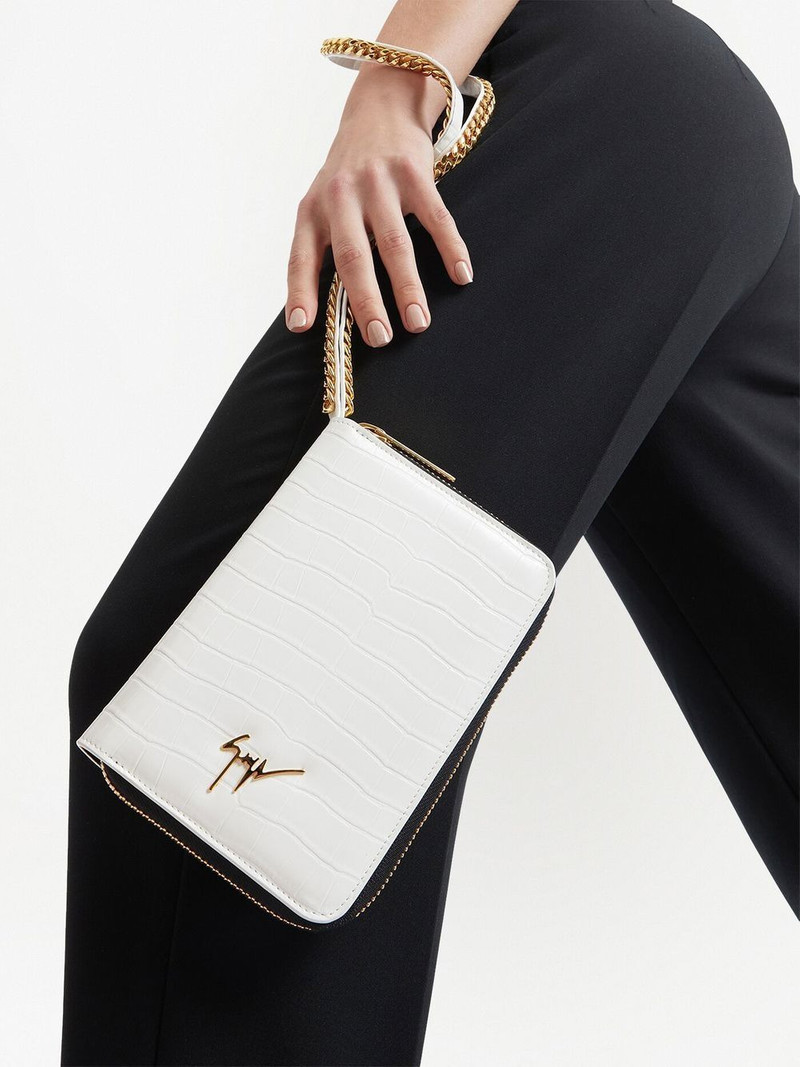 Giuseppe Zanotti Aymeric chain-strap clutch outlook