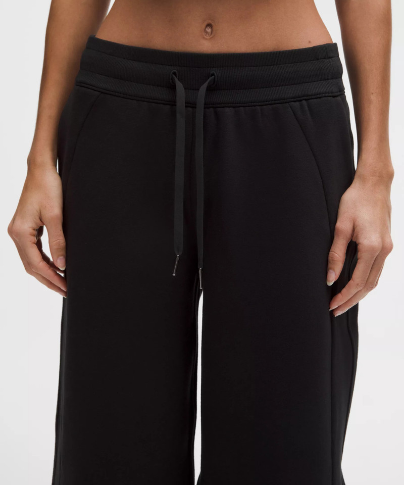Scuba Mid-Rise Wide-Leg Pant *Short 4