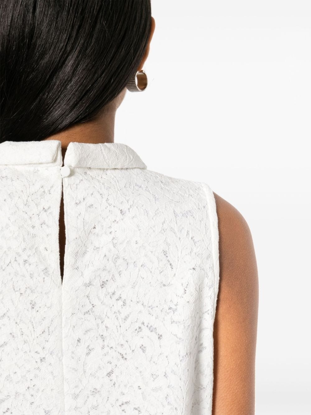 corded-lace mini dress - 5