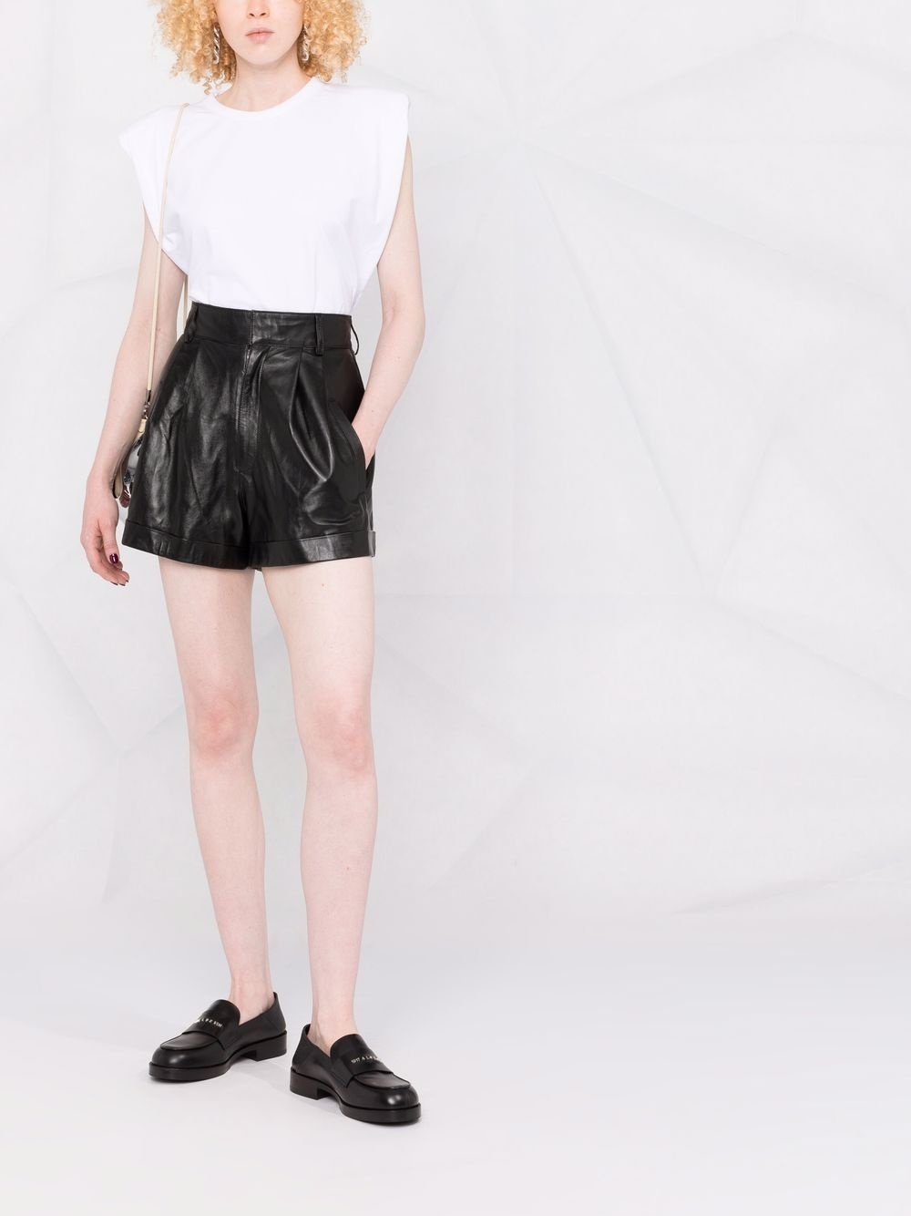 Jett leather shorts - 2