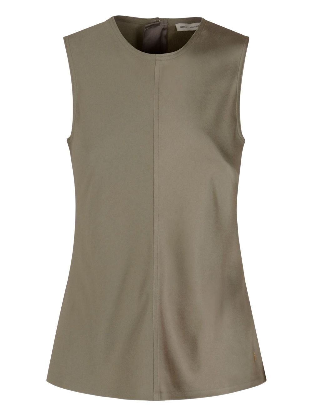 centre-seam sleeveless top - 1