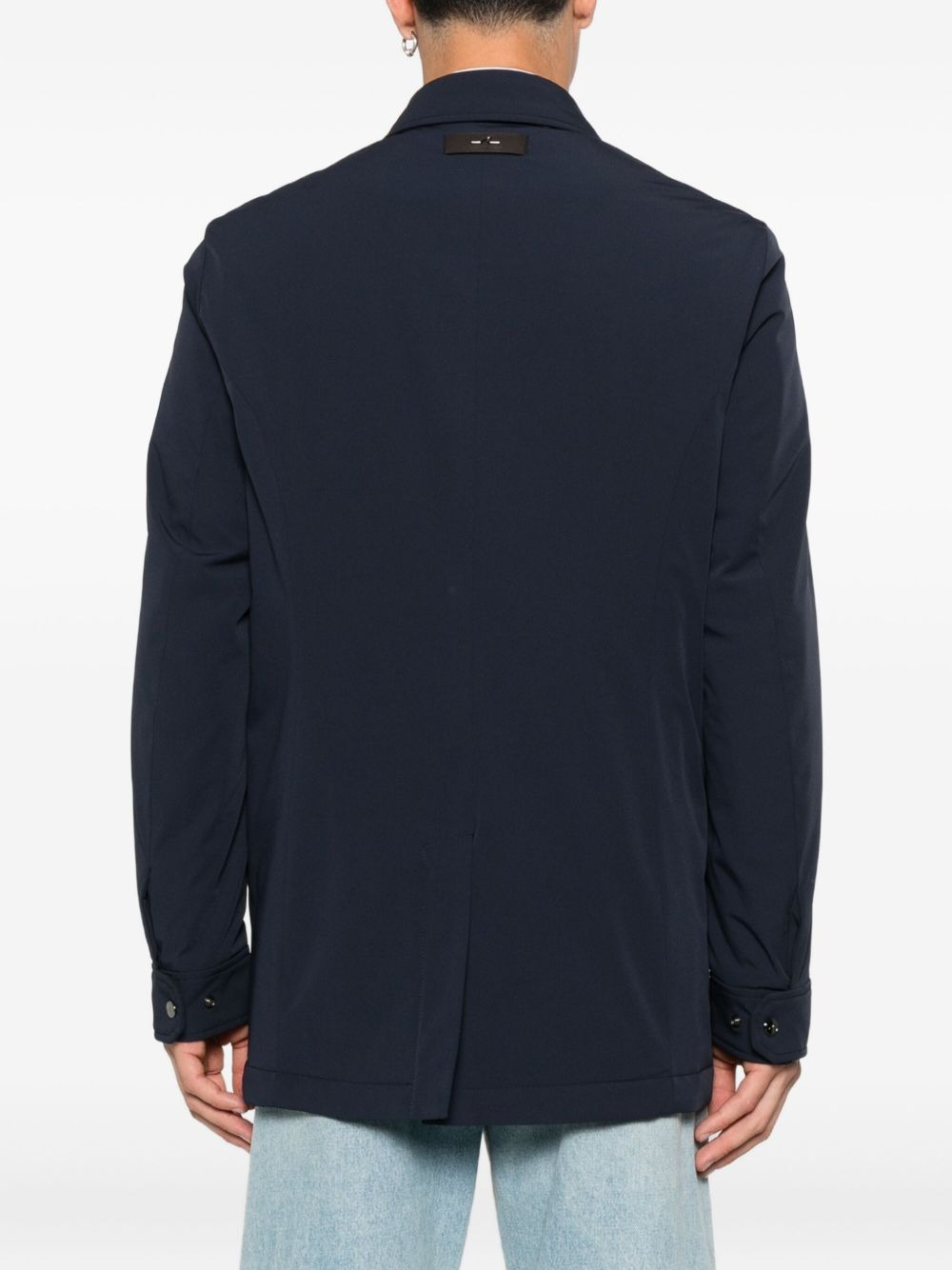 x Loro Piana buttoned welt-pocket coat - 4