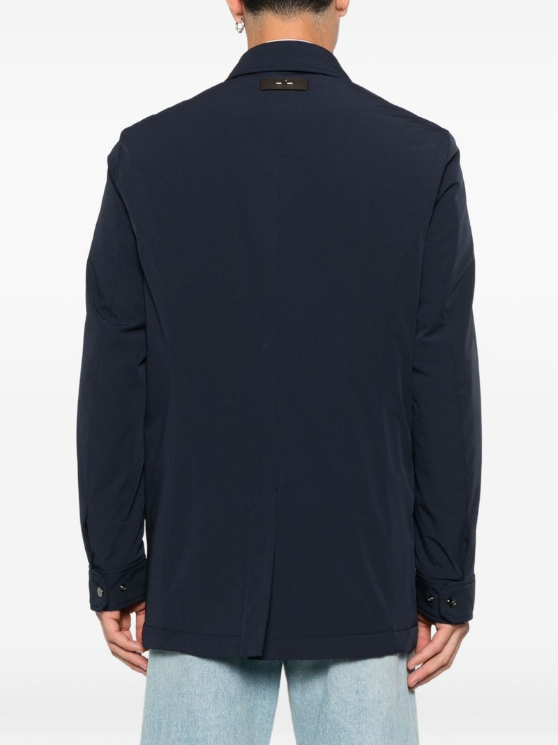 x Loro Piana buttoned welt-pocket coat 4