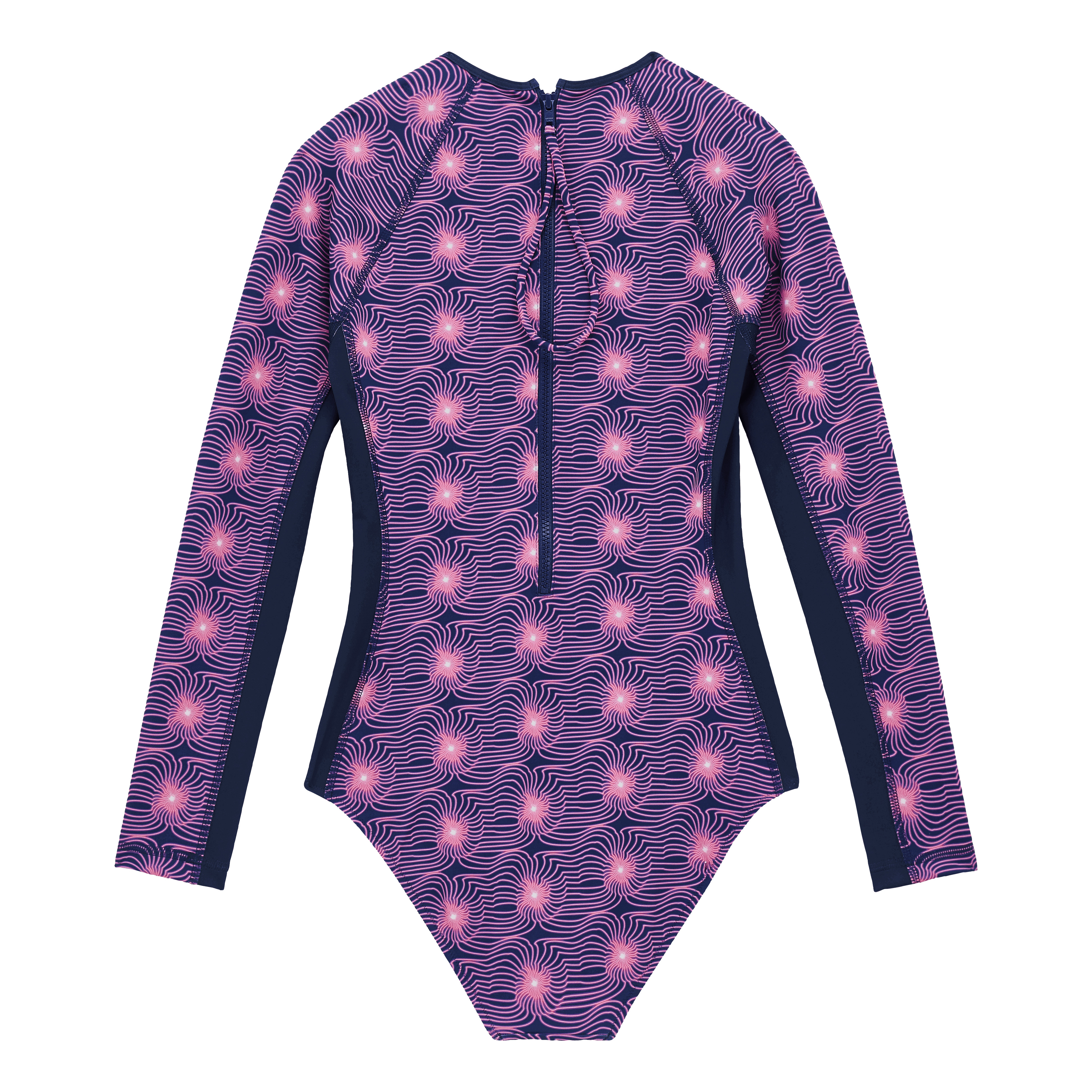 Women Long Sleeves One-Piece Rashguard Hypno Shell - 2