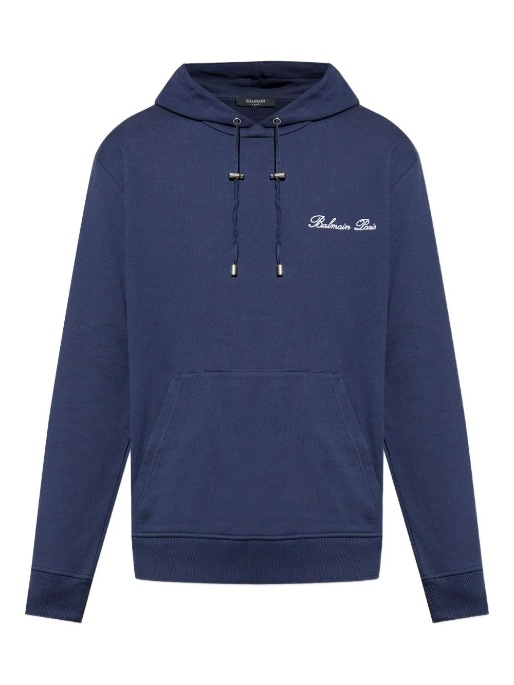 logo-embroidered hoodie - 1