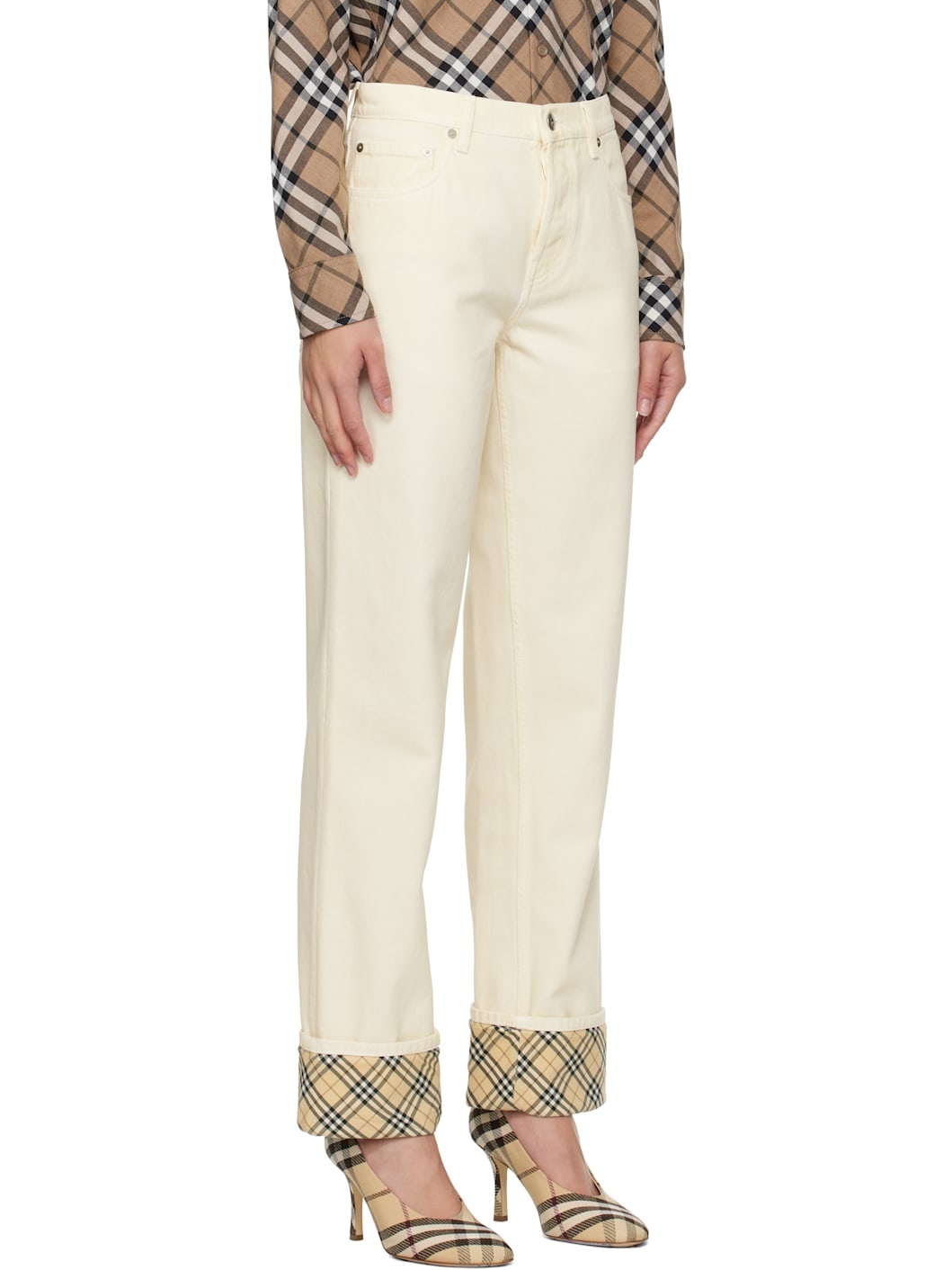 Off-White Rolled Cuff Jeans - 2
