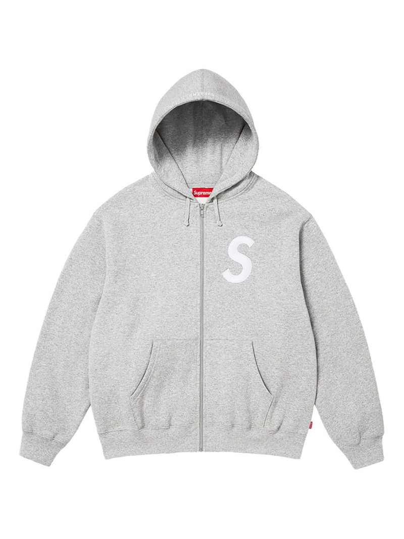 S logo zip-up hoodie 1