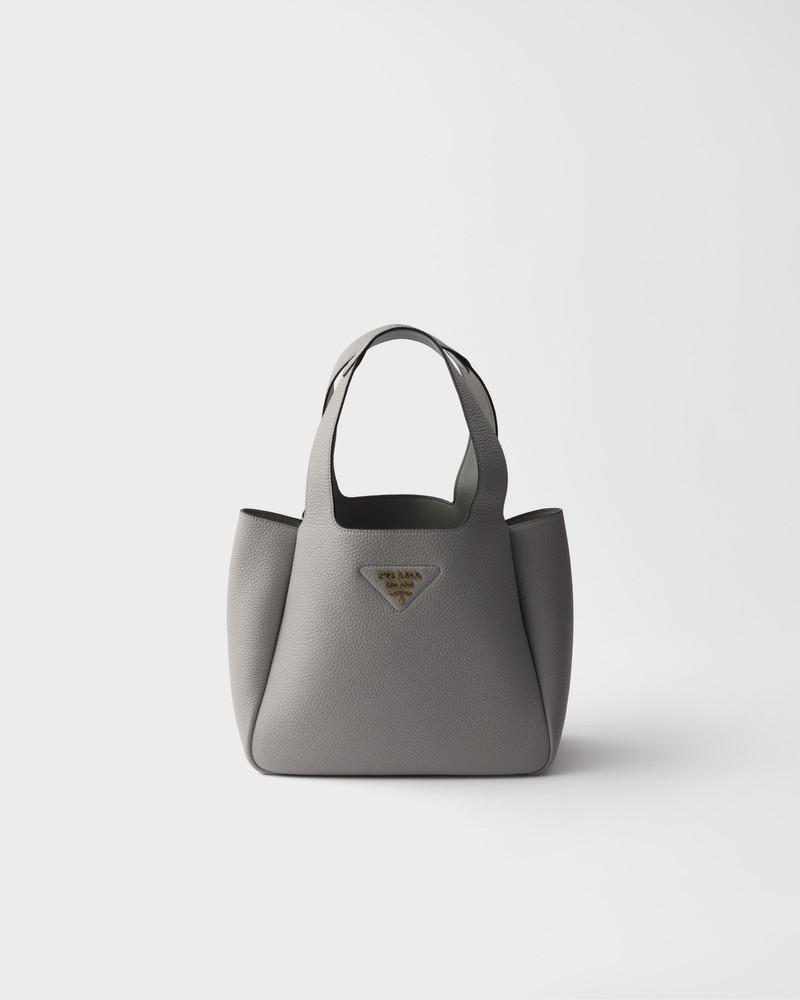 Small leather tote bag 1
