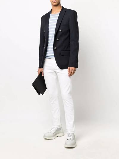 Balmain double-breasted tailored blazer outlook