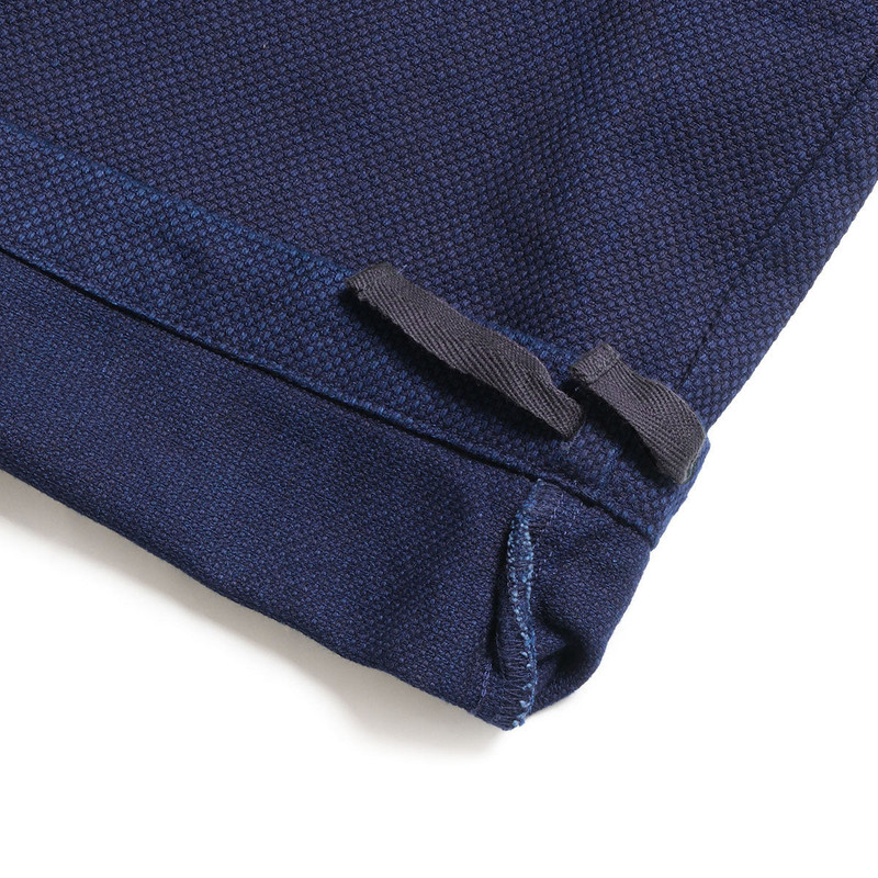 BLUE BLUE JAPAN - Honai Nijuori-Sashiko Tuck Wide Pants - 1020598 11