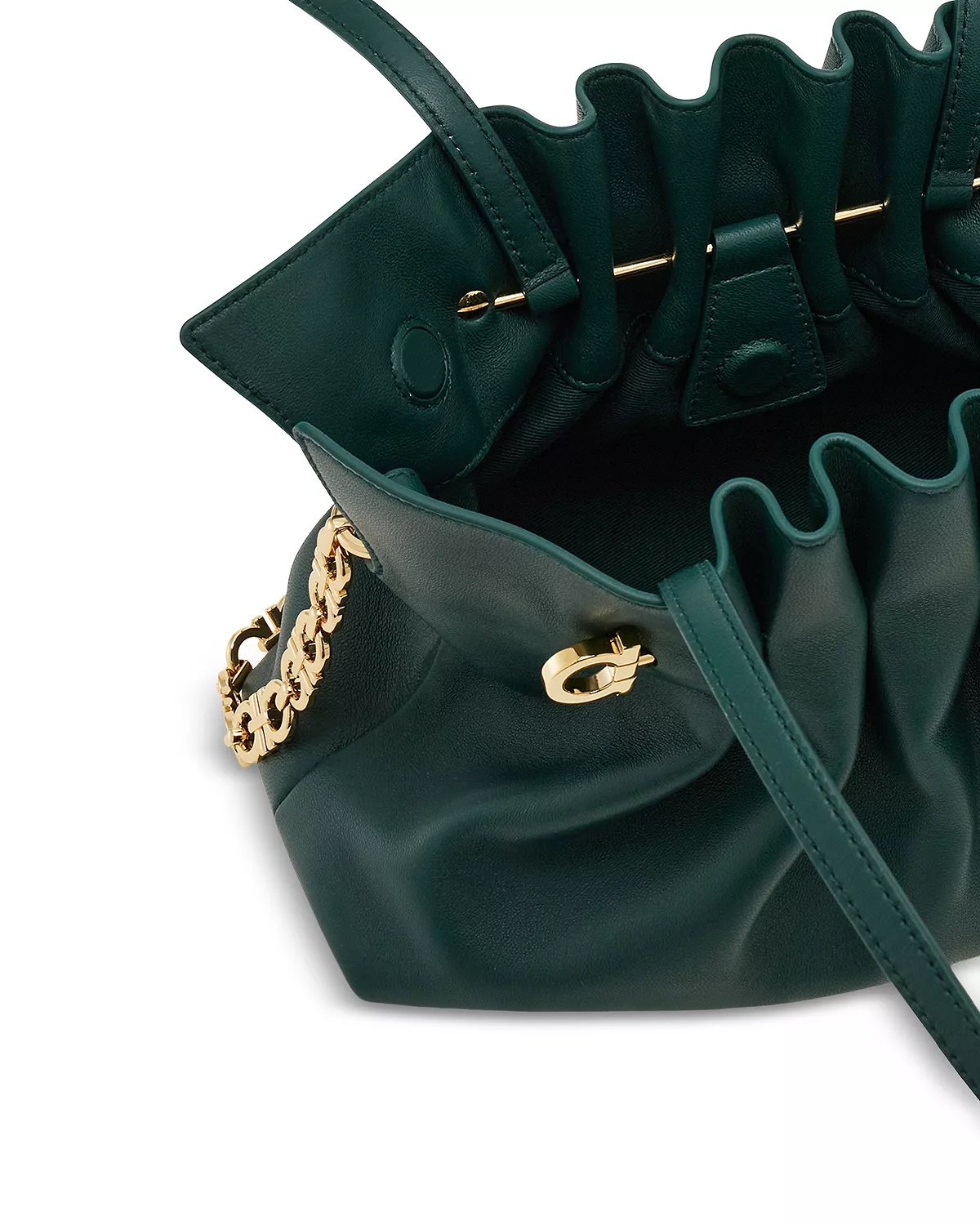 Soft Leather Shoulder Bag - 5