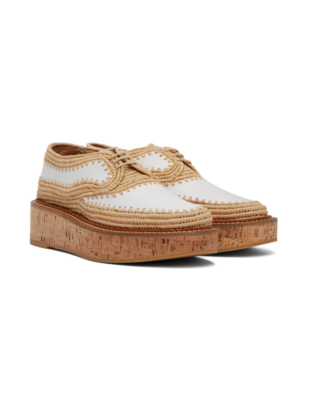 White Clergerie Edition Louis Brogues - 4