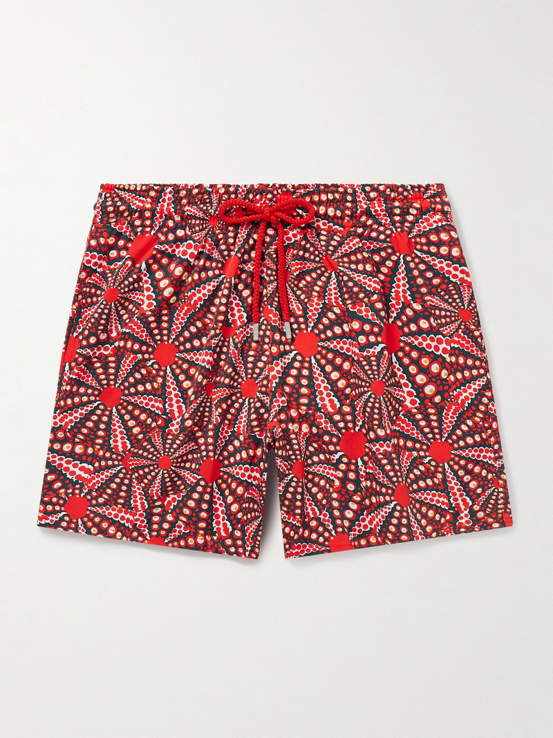 Moorise Straight-Leg Mid-Length Printed Swim Shorts 1