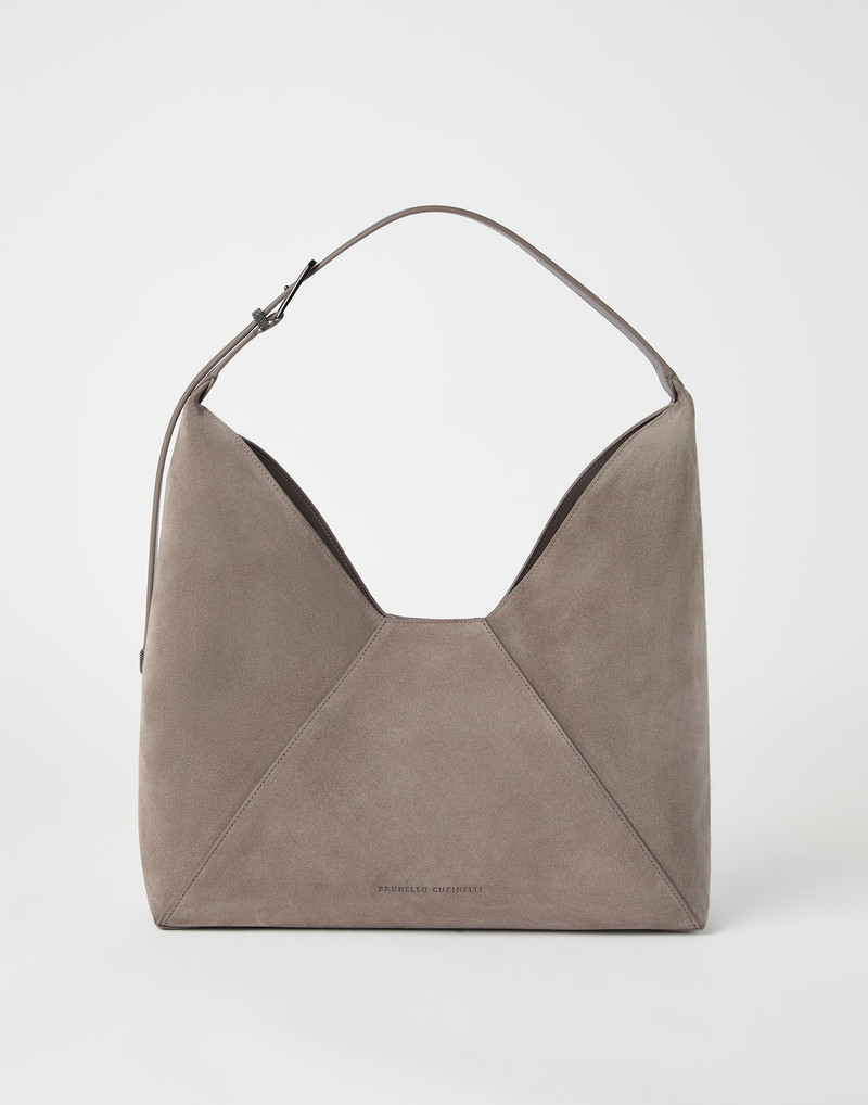 Sueded calfskin hobo bag 1