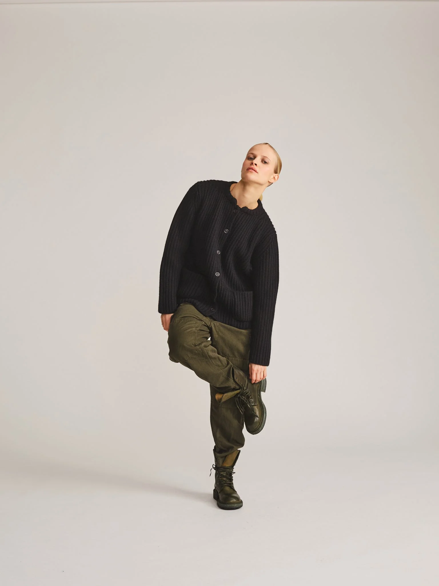 BOOTS - HORSY - DARK KHAKI - 1