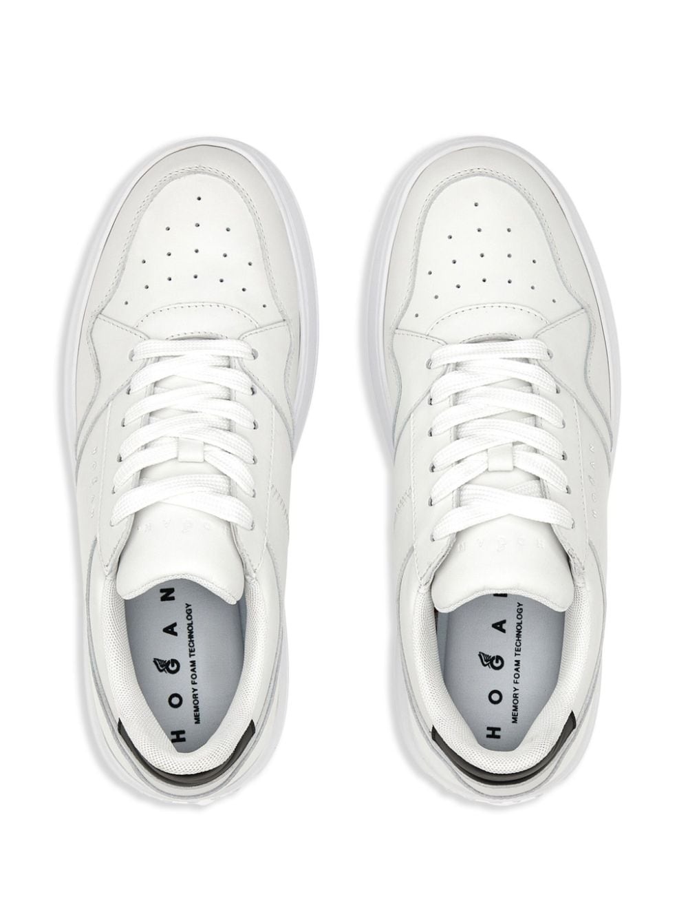H670 flatform leather sneakers - 5