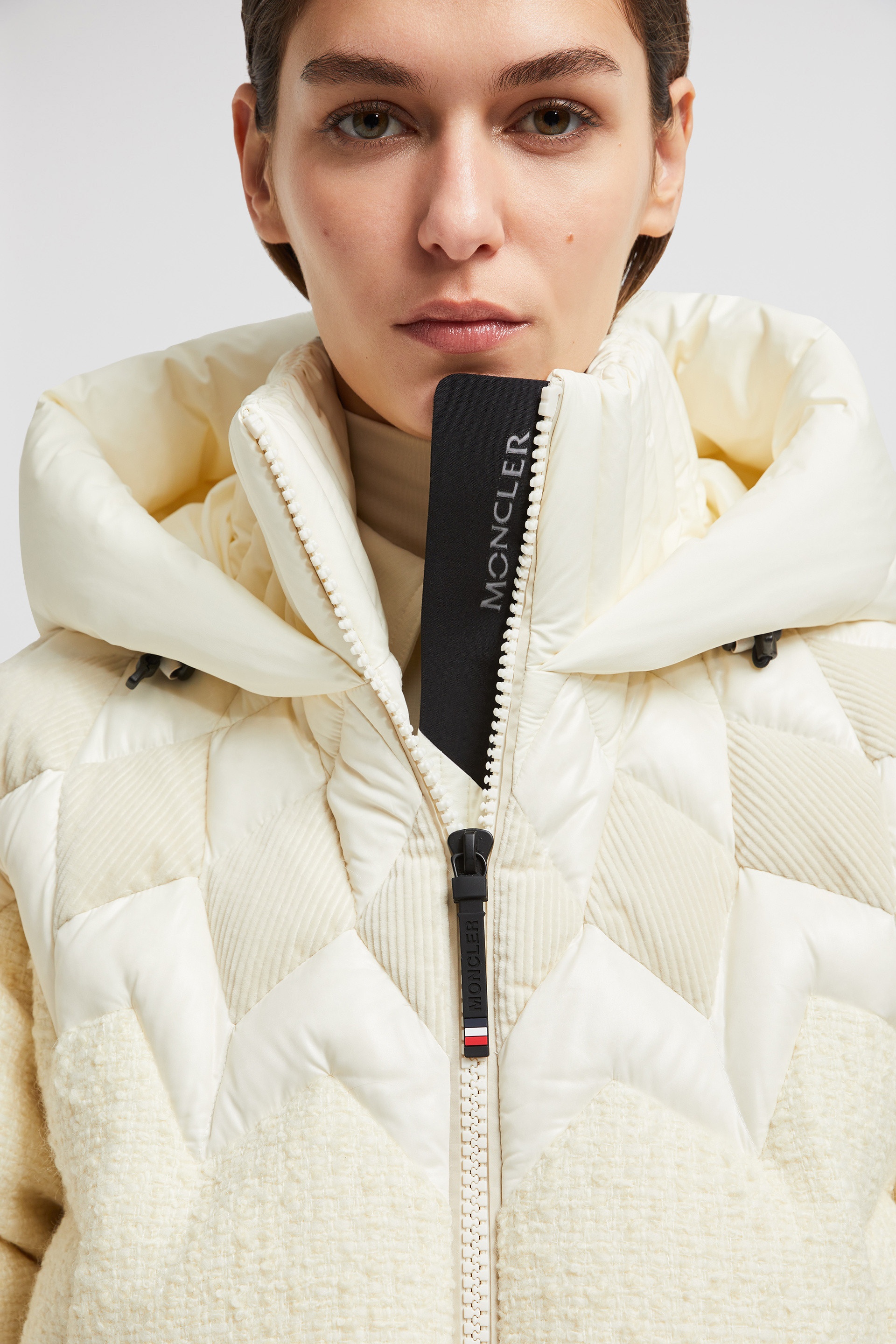 Hintersee Patchwork-Quilted Wool Short Down Jacket - 7