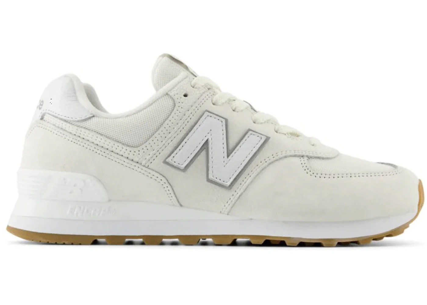 New Balance 574 Sea Salt White Concrete - 1