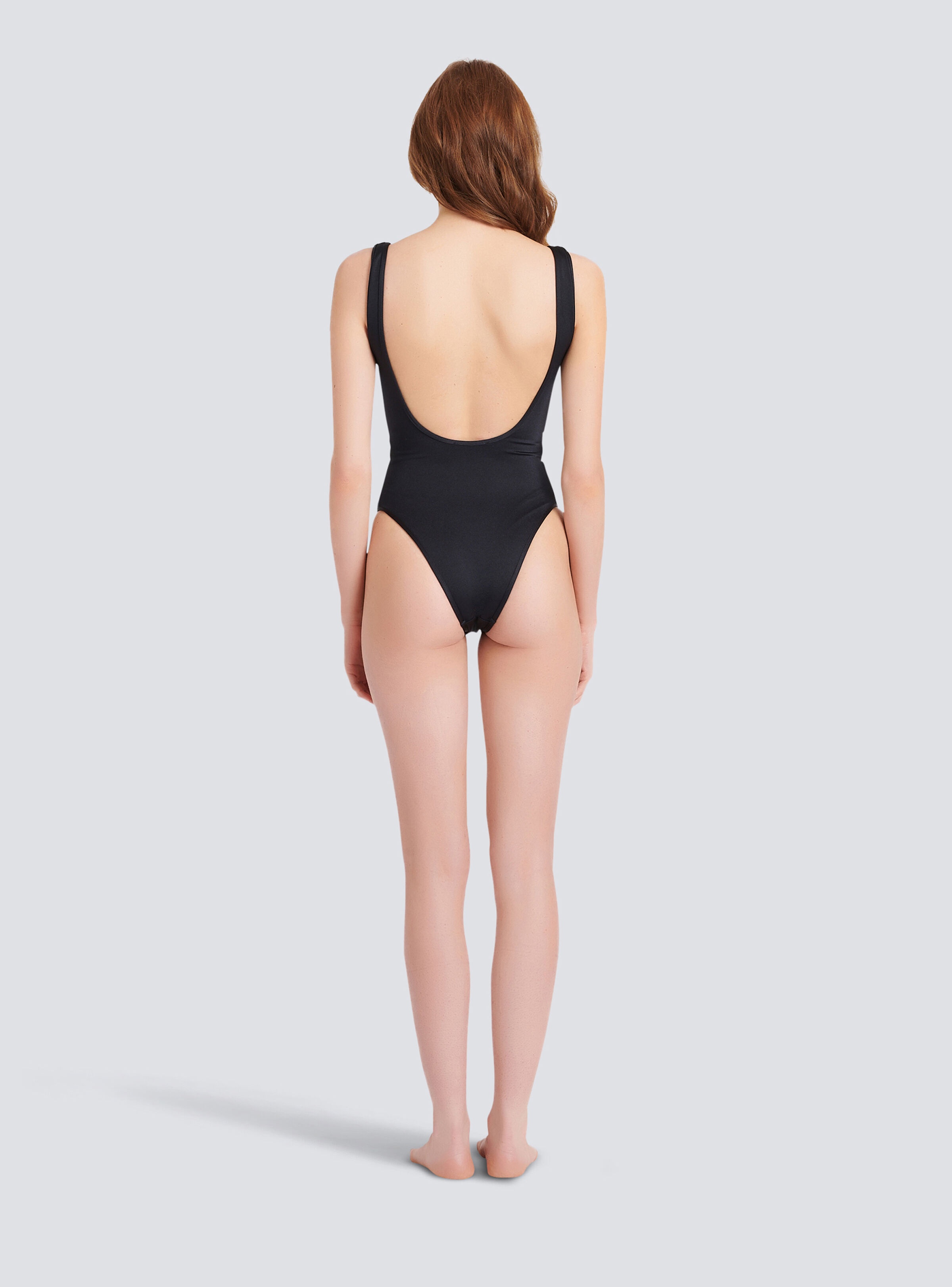 Balmain logo swimsuit - 4