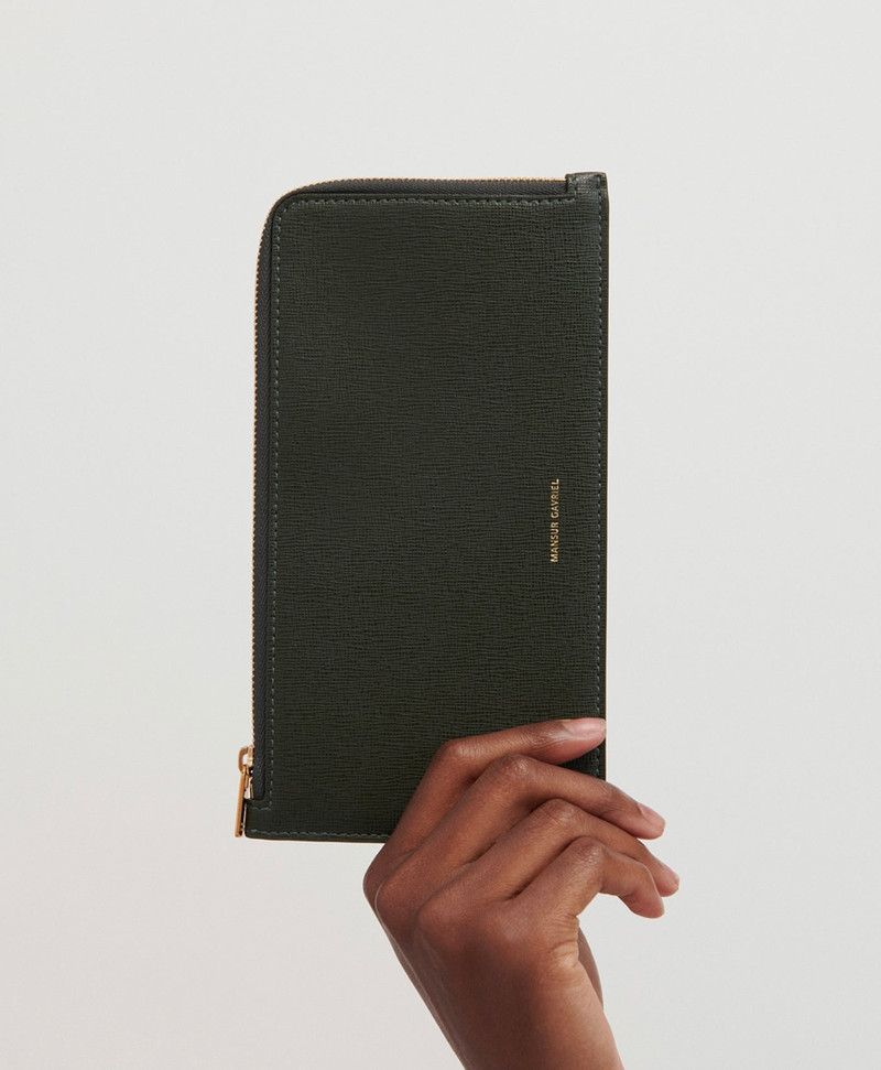 Mansur Gavriel LARGE ZIP CARD CASE outlook